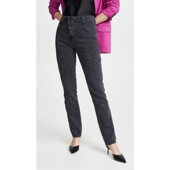 NEW Retrofete Taylor Jeans Black 26 - Picture 5 of 17